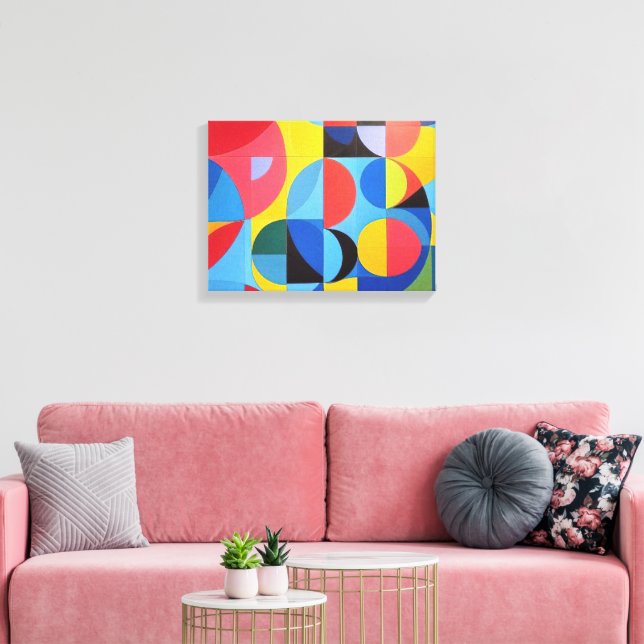 Toile Bauhaus Abstrait (Insitu(Salon))