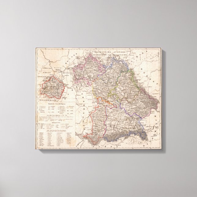 Toile Bayern, Allemagne (Recto)