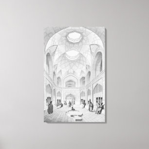 Toile Bazar d'Adji Seid Hussein, dans Kashan, de 'voyage