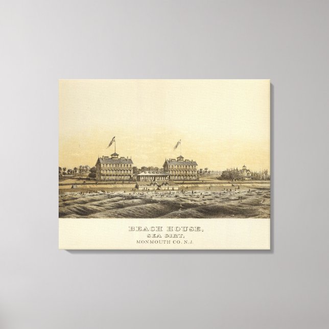 Toile Beach House, Sea Girt, Monmouth Co, NJ (Recto)