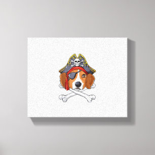 Toile Beagle Costume de pirate Jolly roger Drapeau Croix