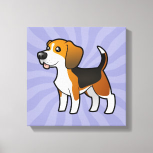 Toile Beagle de dessin