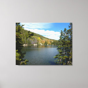 Toile Bear Lake au parc national Rocky Mountain