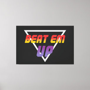 Toile Beat Em Up Retro Gaming