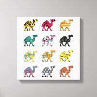 Beau art amusant chameau