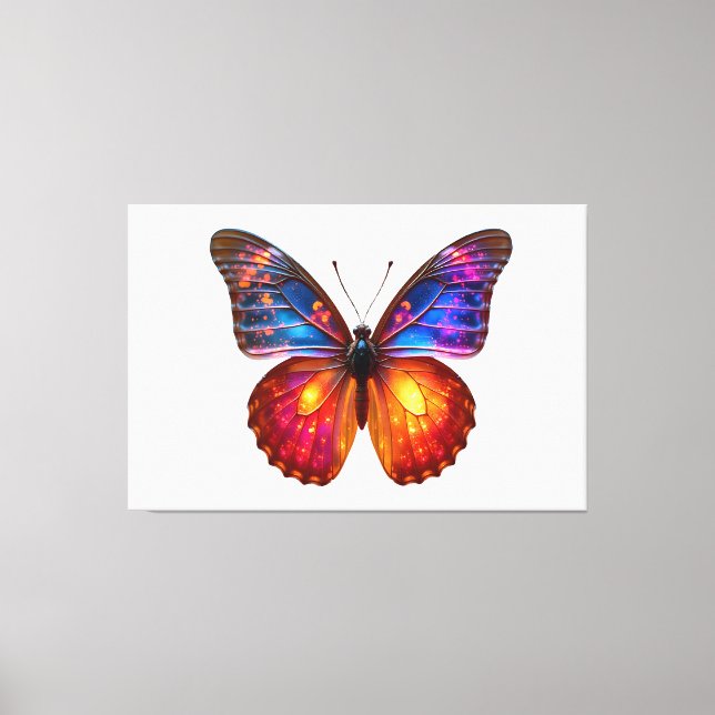 Toile Beau Bel Art de Papillon (Recto)