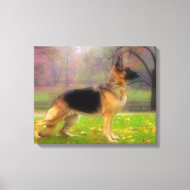 Toile Beau berger allemand (Recto)