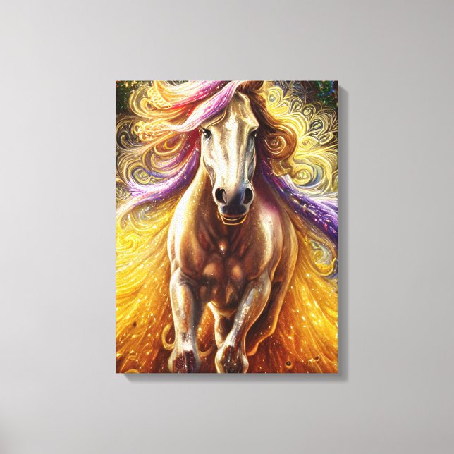Toile Beau Cheval Stretched Canvas Imprimer (Recto)