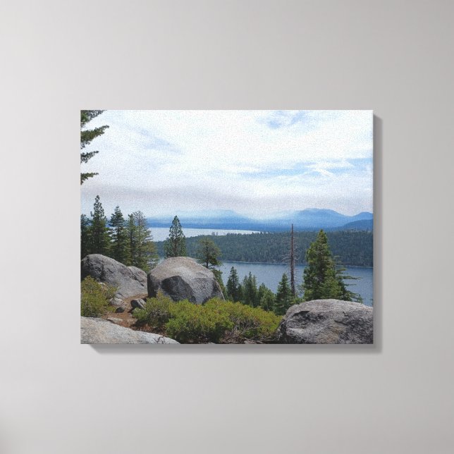 Toile Beau Lac Tahoe Paysage (Recto)
