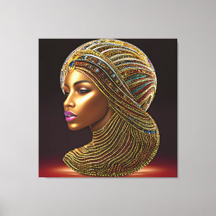 Toile Beau patrimoine africain : Histoire noire Art
