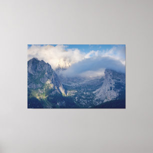 Toile Beau paysage de montagne