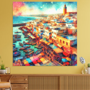 Toile Beauté côtière d'Asilah- Maroc