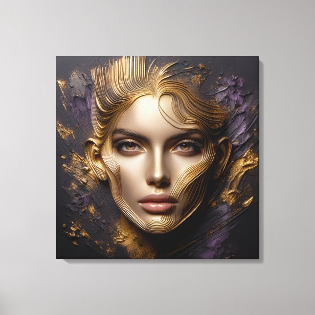 Toile Beautiful Face - Règles AI (Recto)