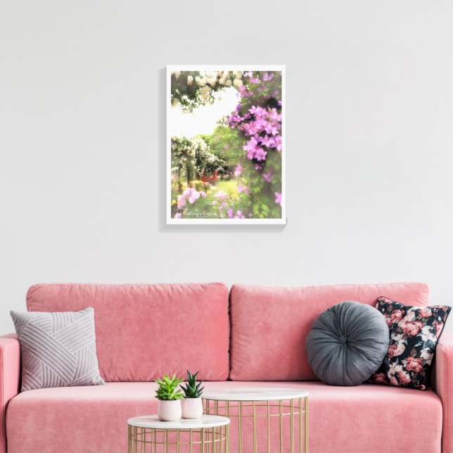 Toile Beautiful Rose Garden (Insitu(Salon))