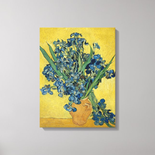 Toile Beaux-Arts Print Irises Vincent Van Gogh (Recto)