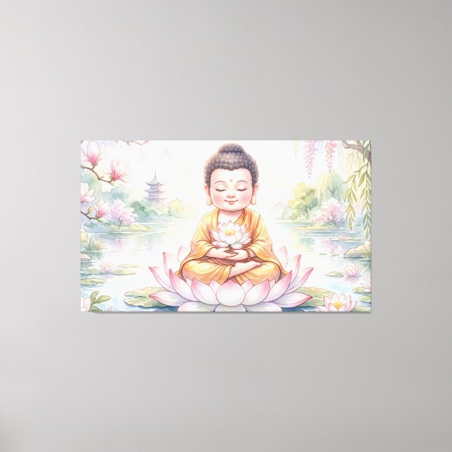 Toile Bébé Bouddha (Recto)