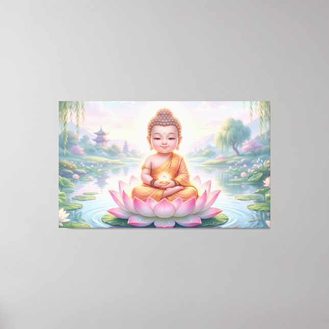Toile Bébé Bouddha (Recto)