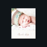 Toile BÉBÉ FILLE PHOTO NAISSANCE DATE mignonne type rose<br><div class="desc">par kat massard >>> WWW.SIMPLYSWEETPAPERIE.COM <<< Quel fabuleux souvenir de votre précieux BÉBÉ - personnalisé avec leur date de naissance et leurs détails de naissance si vous le souhaitez ! CONSEIL :: 1. Pour redimensionner / repositionner le texte, cliquez sur le bouton "customiser". 2. Vous pouvez également ajouter votre propre...</div>