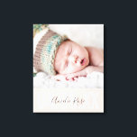 Toile BÉBÉ FILLE PHOTO NAISSANCE DATE mignonne type rose<br><div class="desc">par kat massard >>> WWW.SIMPLYSWEETPAPERIE.COM <<< Quel fabuleux souvenir de votre précieux BÉBÉ - personnalisé avec leur date de naissance et leurs détails de naissance si vous le souhaitez ! CONSEIL :: 1. Pour redimensionner / repositionner le texte, cliquez sur le bouton "customiser". 2. Vous pouvez également ajouter votre propre...</div>