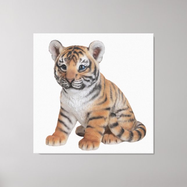 Toile Bébé mignon Tiger Cub (Recto)