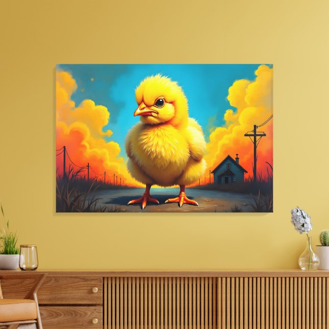 Toile Bébé poulet (Insitu(Salon))