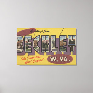 Toile Beckley, la Virginie Occidentale - grandes scènes
