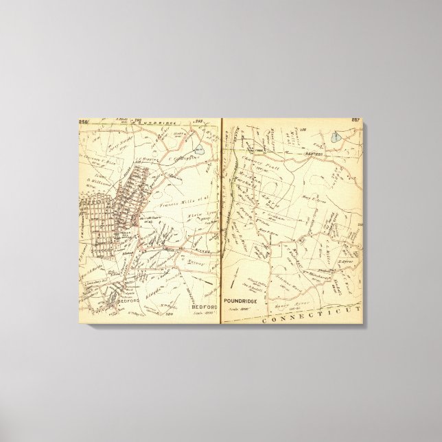 Toile Bedford, New York (Recto)