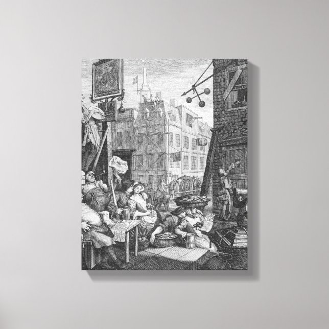 Toile Beer Street, 1751 (Recto)