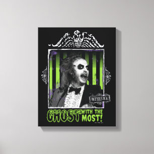 Toile Beetlejus   Portrait "Ghost With the Most"