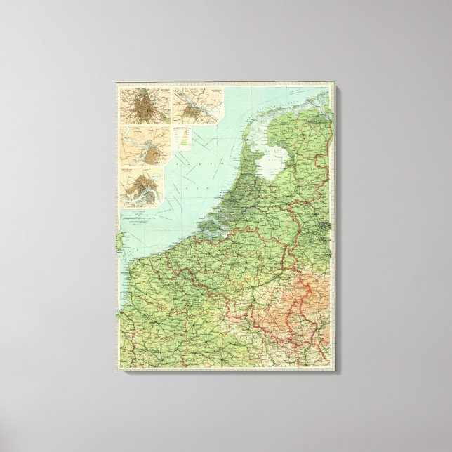 Toile Belgique et Hollande (Recto)