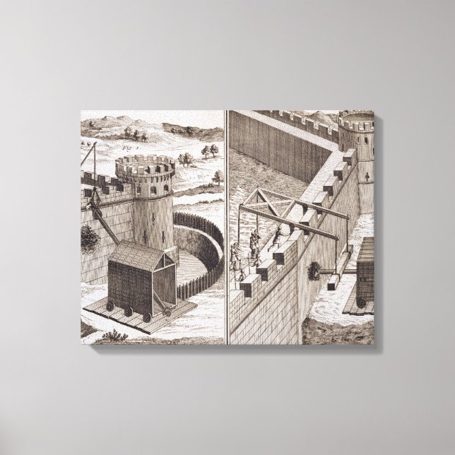 Toile Béliers romains batteurs, de l'Encyclopédie des S (Recto)