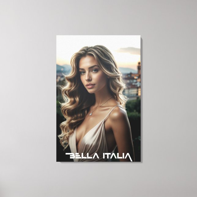 TOILE BELLA ITALIA - AMOUR D'ITALIE (Recto)