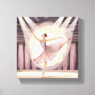 Toile Belle Ballerine   Arts de Ballet Danse Aquarelle