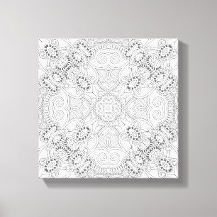 Toile Belle conception Zendoodle 6