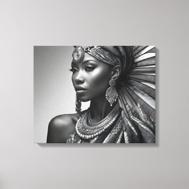 Toile Belle femme africaine (Recto)