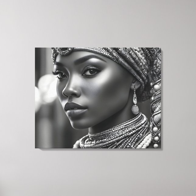 Toile Belle femme africaine (Recto)