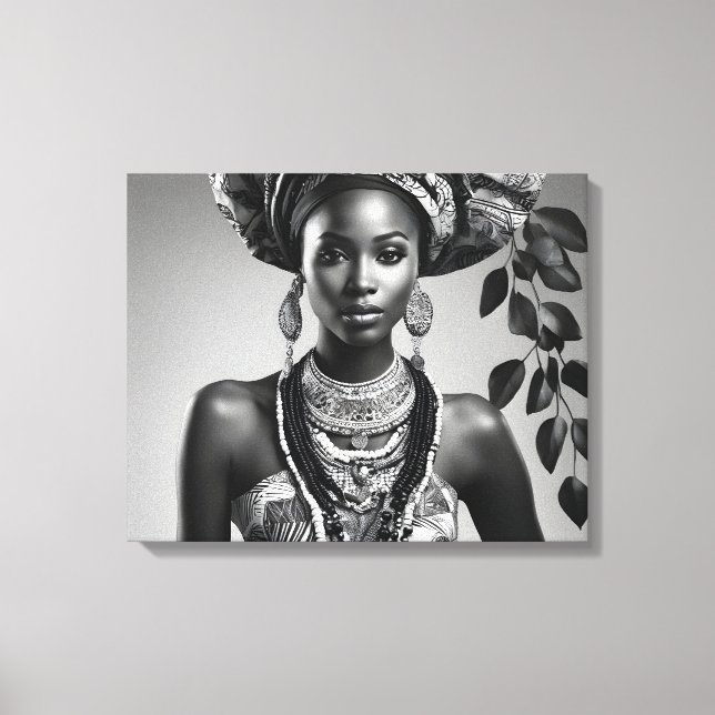 Toile Belle femme africaine (Recto)