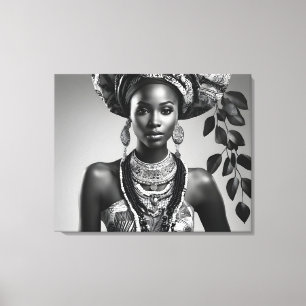 Toile Belle femme africaine