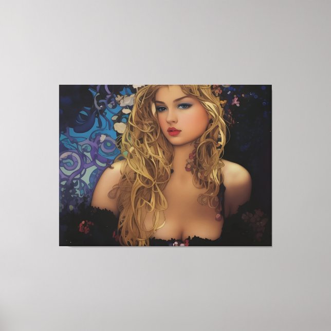 Toile Belle femme blonde (Recto)