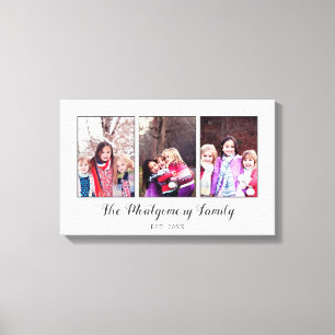 Toile Belle photo de famille