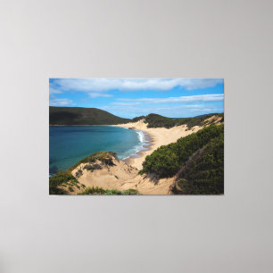 Toile Belle plage de Crescent Bay Tasmanie Australie