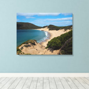 Toile Belle plage de Crescent Bay Tasmanie Australie