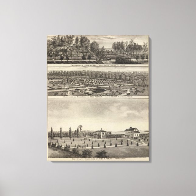 Toile Belle Plaine, Kansas (Recto)