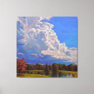 Toile Belle scène agricole