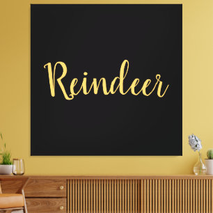 Toile Belle typographie de rennes Arrière - plan noir