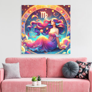 Toile Belle Vierge Horoscope