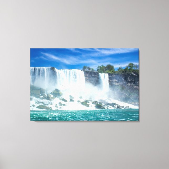 Toile Belles chutes du Niagara à midi (Recto)