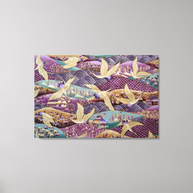 Toile Belles grues japonaises (Recto)