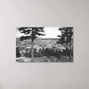 Toile Bellingham, vue de ville de WA de colline de