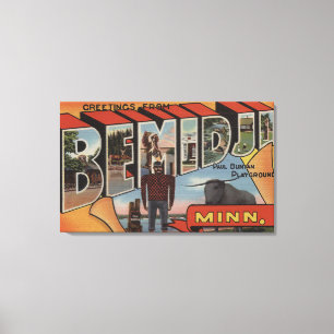 Toile Bemidji, Minnesota - grandes scènes de lettre